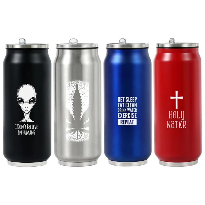 Stainless Steel Straw - 500ML 304 Stainless Steel Cola Can