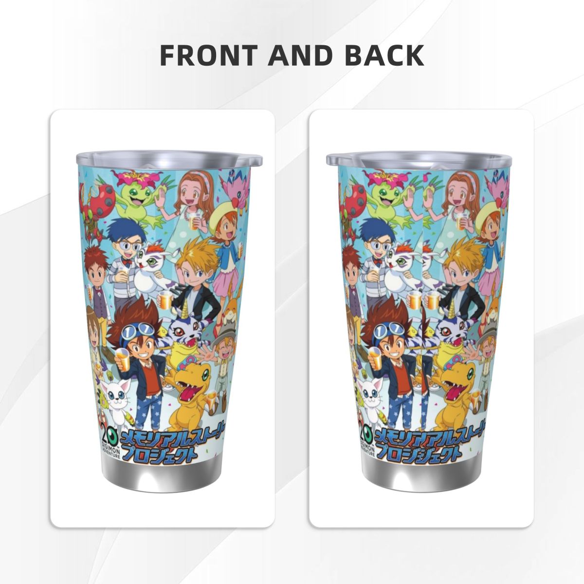 D-Digimon 20oz Stainless Steel - Stainless Steel Straw ulasan dan harga