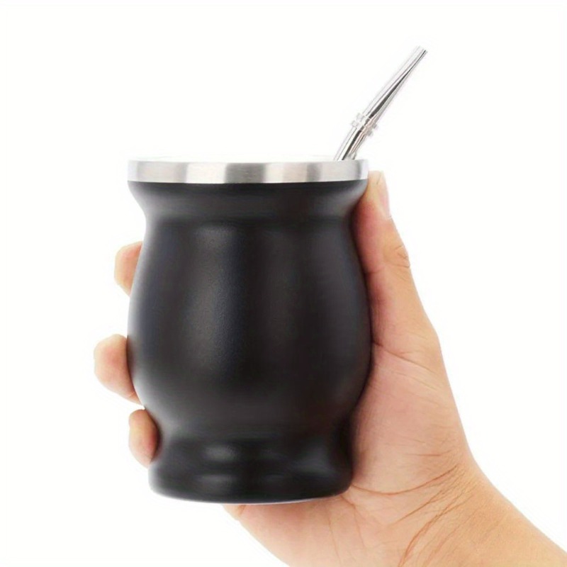 1Set Double-Wall Stainless Tea - Stainless Steel Straw ulasan dan harga