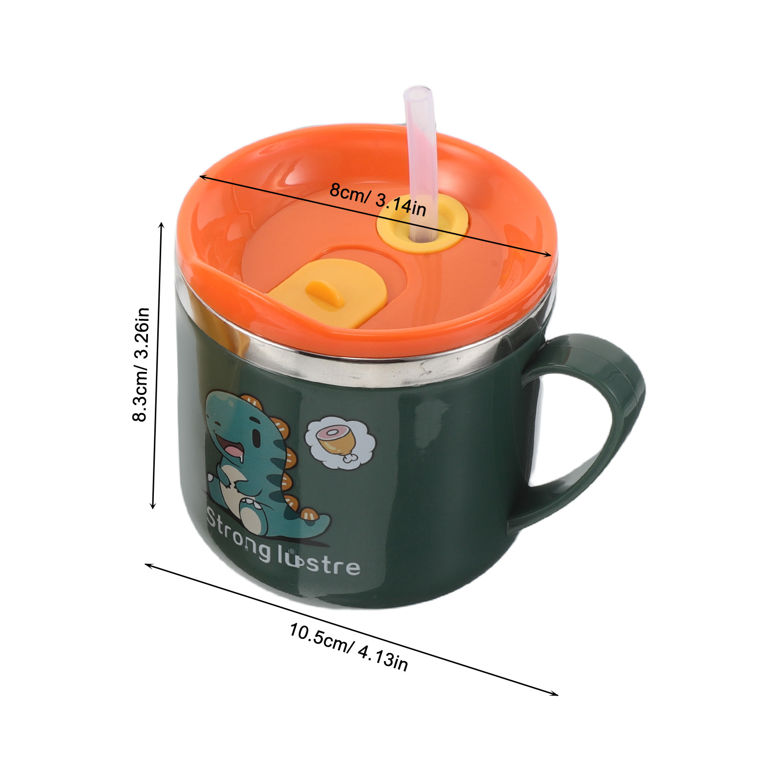 2Pcs Stainless Steel Kids Cups - Stainless Steel Straw ulasan dan harga
