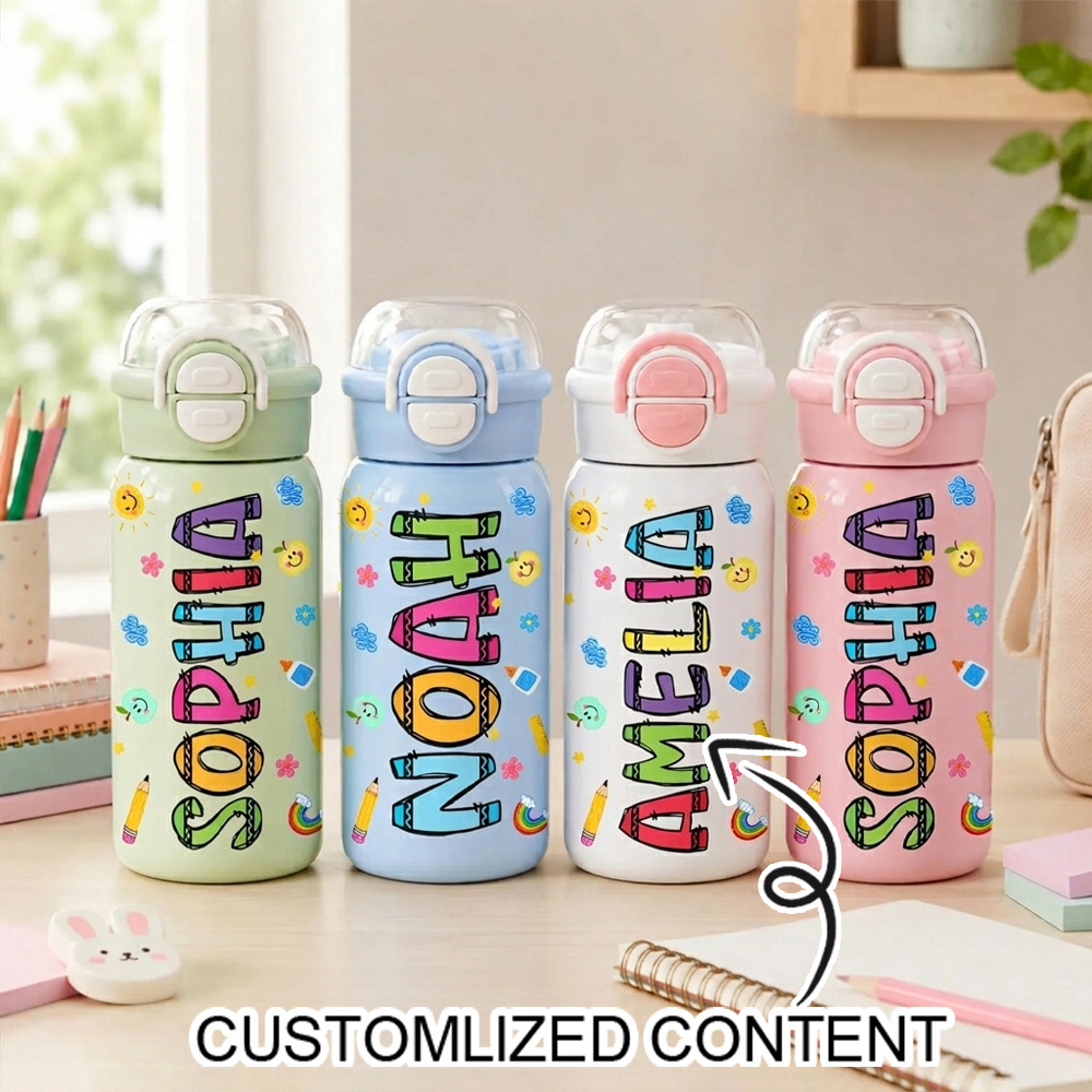 Custom Name Kids Stainless Ste - Stainless Steel Straw ulasan dan harga