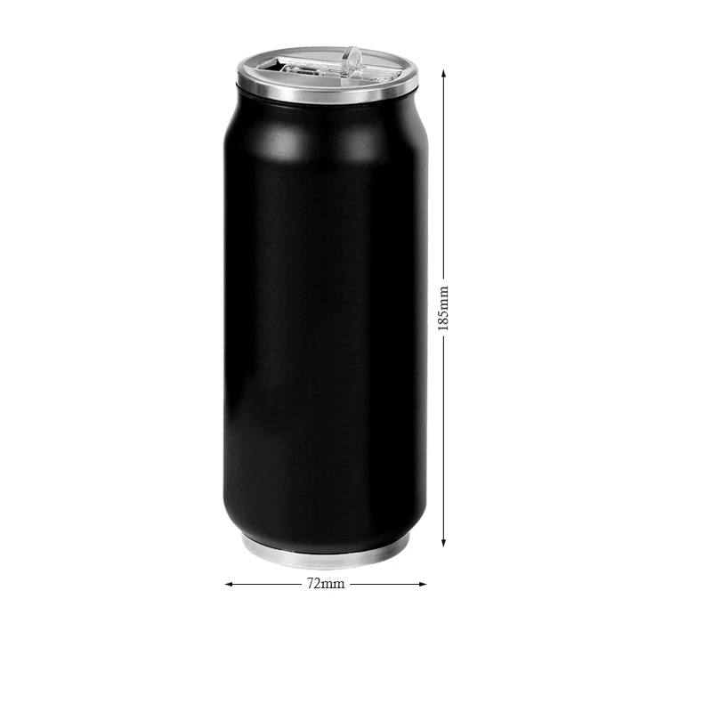 500ML 304 Stainless Steel Cola - Stainless Steel Straw ulasan dan harga