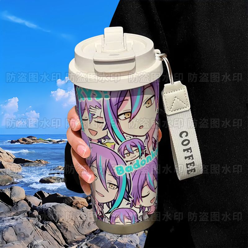 520ml Cute Creative Water Bott - Stainless Steel Straw ulasan dan harga