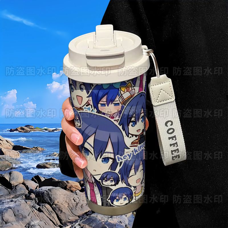 520ml Cute Creative Water Bott - Stainless Steel Straw ulasan dan harga