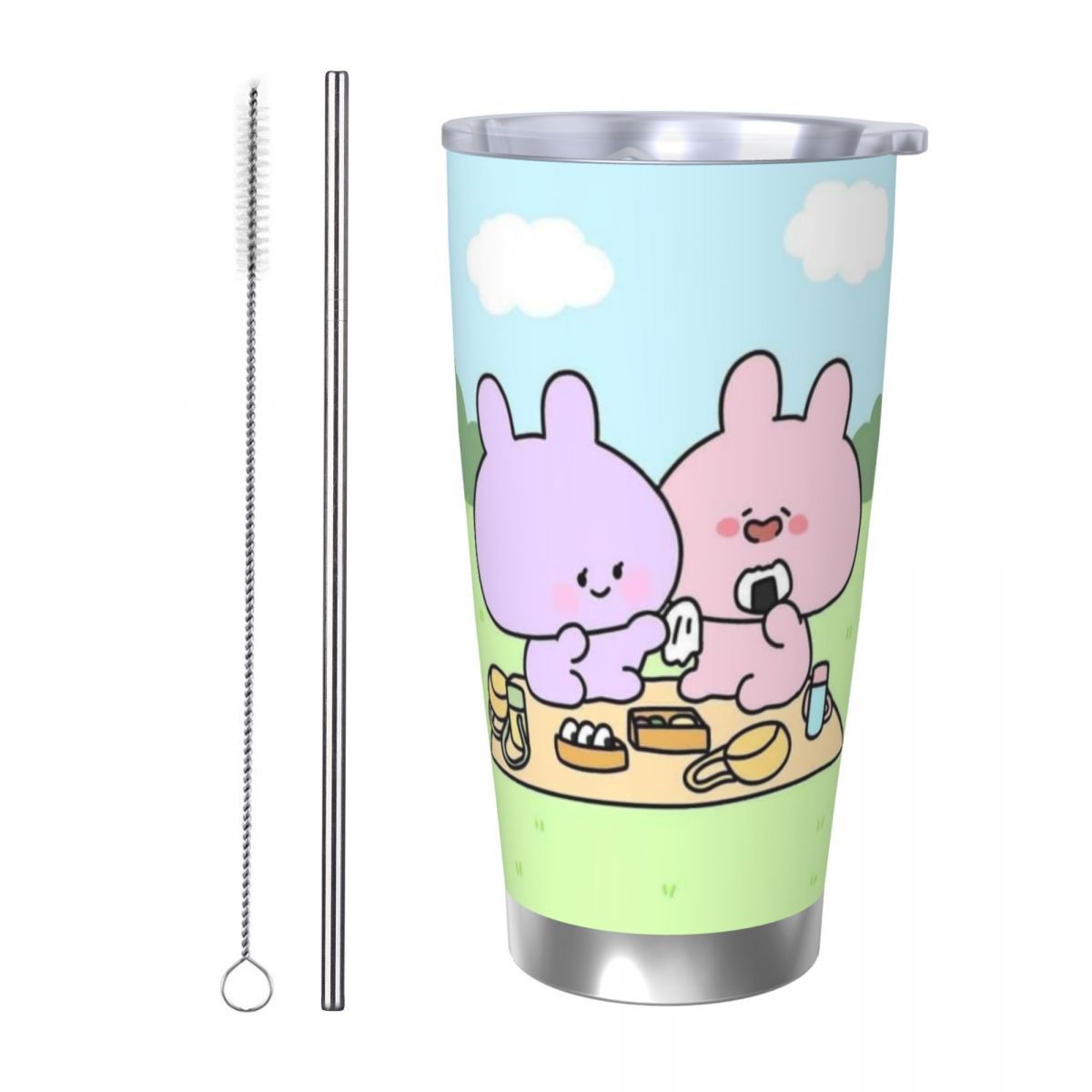 Asamimichaan Cute Asamimi 20oz - Stainless Steel Straw ulasan dan harga